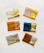 Load image into Gallery viewer, Adorned Leather Envelope Wallet