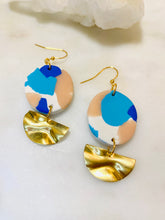 Load image into Gallery viewer, Blue Wave Earrings
