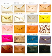 Load image into Gallery viewer, Leather Envelope Wallet