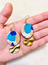 Load image into Gallery viewer, Blue Wave Earrings