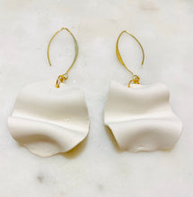Load image into Gallery viewer, White Wave Pendant Earrings