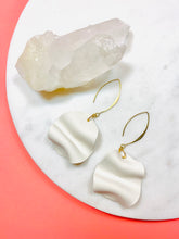 Load image into Gallery viewer, White Wave Pendant Earrings