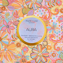 Load image into Gallery viewer, Wholesale - AURA - Shea Butter Moisturizing Salve with Rose Quartz
