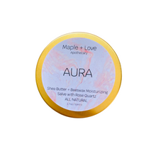 Load image into Gallery viewer, Wholesale - AURA - Shea Butter Moisturizing Salve with Rose Quartz
