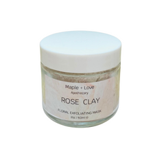 Load image into Gallery viewer, Wholesale - ROSE CLAY - Floral Exfoliating Mask
