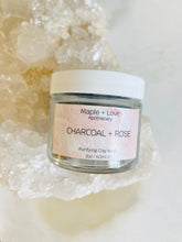 Load image into Gallery viewer, Wholesale - CHARCOAL + ROSE - Purifying Clay Mask
