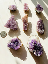 Load image into Gallery viewer, Amethyst Geode Nail or Screw Cover
