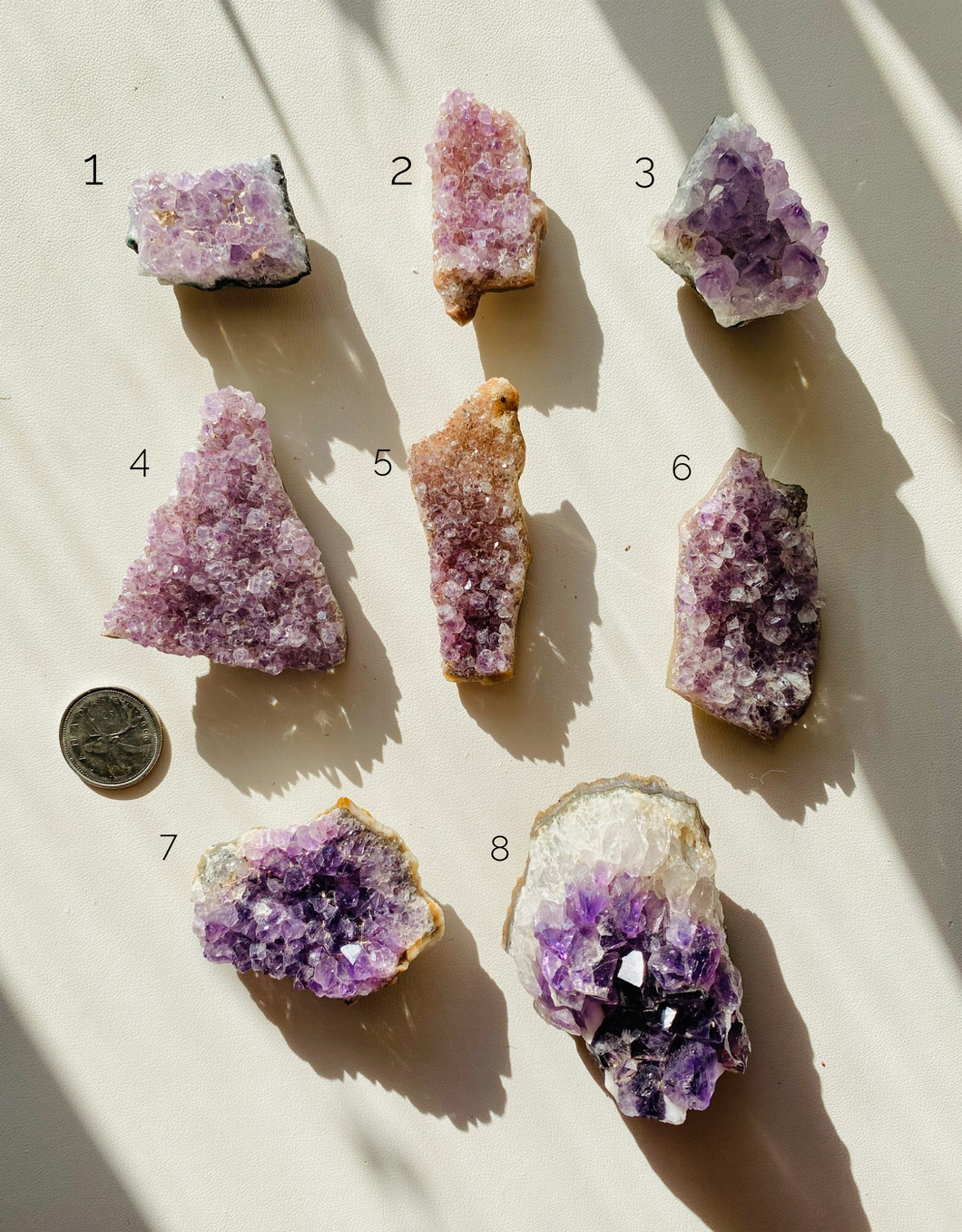 Amethyst Geode Nail or Screw Cover