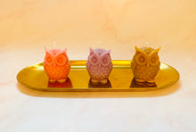 Load image into Gallery viewer, Owl Beeswax Candle - 3 Pack
