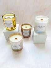 Load image into Gallery viewer, Rosey Beige 8.2oz Beeswax Candle
