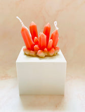 Load image into Gallery viewer, Gemstone Geode Beeswax Candle
