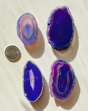 Load image into Gallery viewer, Purple Agate Nail or Screw Cover
