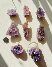 Load image into Gallery viewer, Amethyst Geode Nail or Screw Cover
