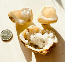 Load image into Gallery viewer, Crystal Quartz Geode Nail or Screw Cover
