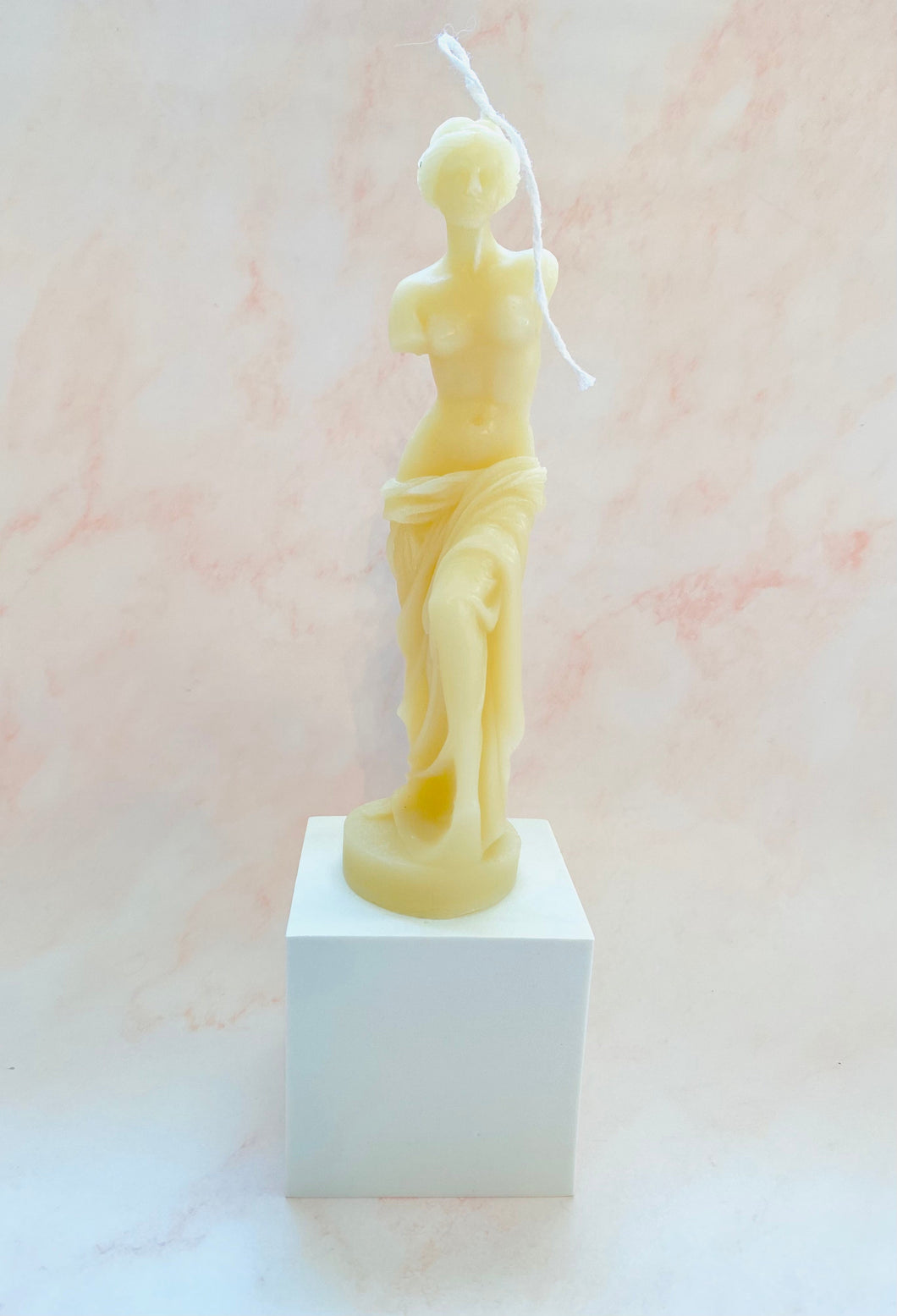 Venus Goddess Statue Beeswax Candle