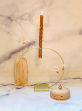 Load image into Gallery viewer, Neutrals 10” Spiral Beeswax Candles - 2 Pack
