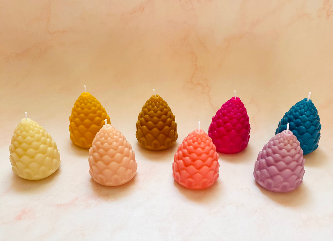 Pinecone Beeswax Candles - 2 Pack