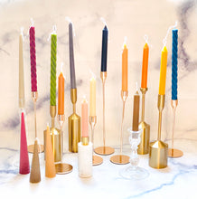 Load image into Gallery viewer, Neutrals 10” Taper Beeswax Candle - 2 Pack
