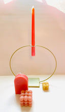 Load image into Gallery viewer, Colourful Bubble Beeswax Candles
