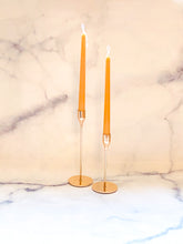 Load image into Gallery viewer, Neutrals 10” Taper Beeswax Candle - 2 Pack
