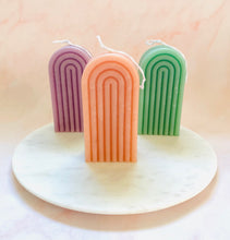 Load image into Gallery viewer, Rainbow Beeswax Candle
