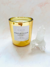 Load image into Gallery viewer, Gold 8.2oz Beeswax Candle
