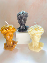 Load image into Gallery viewer, Statue of David Bust Beeswax Candle
