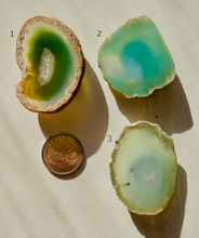 Load image into Gallery viewer, Green Agate Nail or Screw Cover
