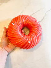 Load image into Gallery viewer, Jumbo Swirl Donut Beeswax Candle
