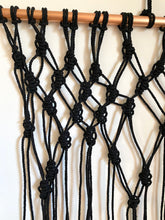 Load image into Gallery viewer, Black Macrame Wallhanging
