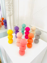 Load image into Gallery viewer, Colourful Geometric Shapes Beeswax Candles
