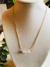 Load image into Gallery viewer, LOVE Necklace - Tiny Rose Quartz Necklace
