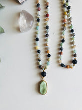 Load image into Gallery viewer, Amazonite Mala with Essential Oil Diffuser
