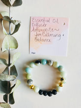 Load image into Gallery viewer, Amazonite Essential Oil Diffuser Bracelet

