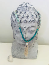 Load image into Gallery viewer, Ombre Jade Magnesite Quartz &amp; Feldspar Mala Necklace
