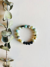 Load image into Gallery viewer, Amazonite Essential Oil Diffuser Bracelet
