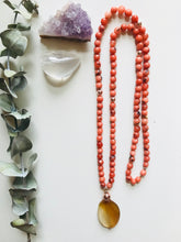 Load image into Gallery viewer, Jade &amp; Agate Mala Necklace
