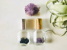 Load image into Gallery viewer, Gemstone Filled Roller Bottle for Essential Oils
