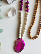 Load image into Gallery viewer, Wholesale - Jade, Howlite Agate &amp; Rosewood Mala Necklace
