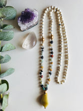 Load image into Gallery viewer, Amazonite Serpentine &amp; Magnesite Mala
