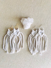 Load image into Gallery viewer, Wholesale - Shapes Collection Natural Macrame Earrings
