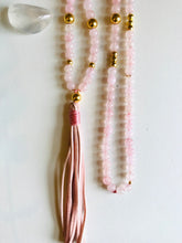 Load image into Gallery viewer, Rose Quartz Mala Necklace
