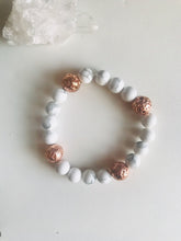 Load image into Gallery viewer, White Howlite Mala Bracelet
