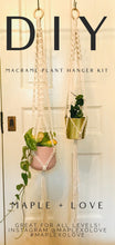 Load image into Gallery viewer, DIY Twist Macrame Plant Hanger Kit
