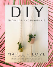 Load image into Gallery viewer, Wholesale - DIY Twist Macrame Plant Hanger Kit
