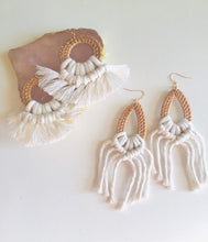 Load image into Gallery viewer, Wholesale - Rattan Macrame Earrings
