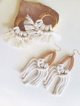 Load image into Gallery viewer, Wholesale - Rattan Macrame Earrings
