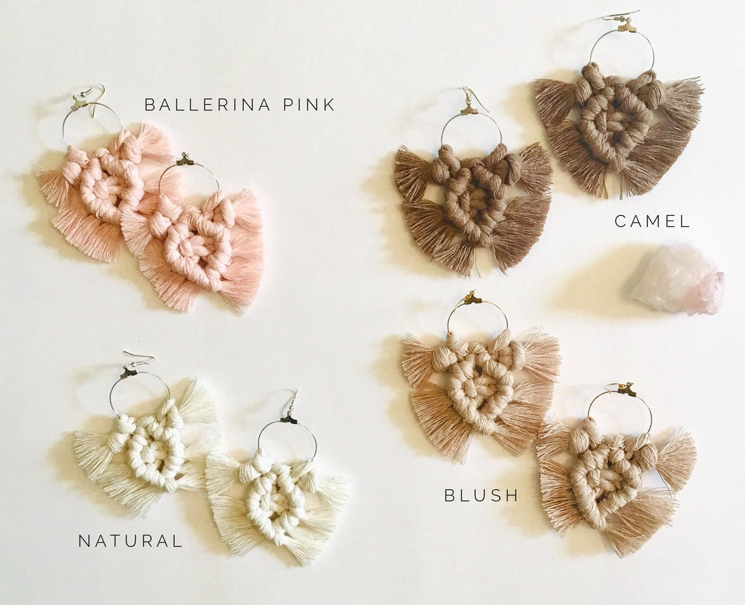 Wholesale - Macrame Chandelier Earrings