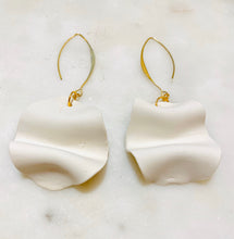Load image into Gallery viewer, Blush and Whites Polymer Clay Earrings
