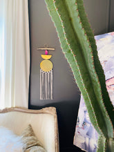 Load image into Gallery viewer, Brass Macrame Wall Hanging
